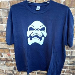 Skeletor He man Men's Tshirt 2XL Navy Blue